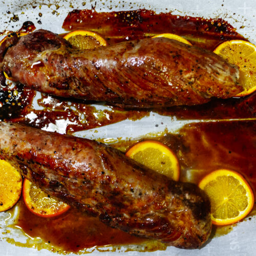 Orange Glazed Pork Tenderloin