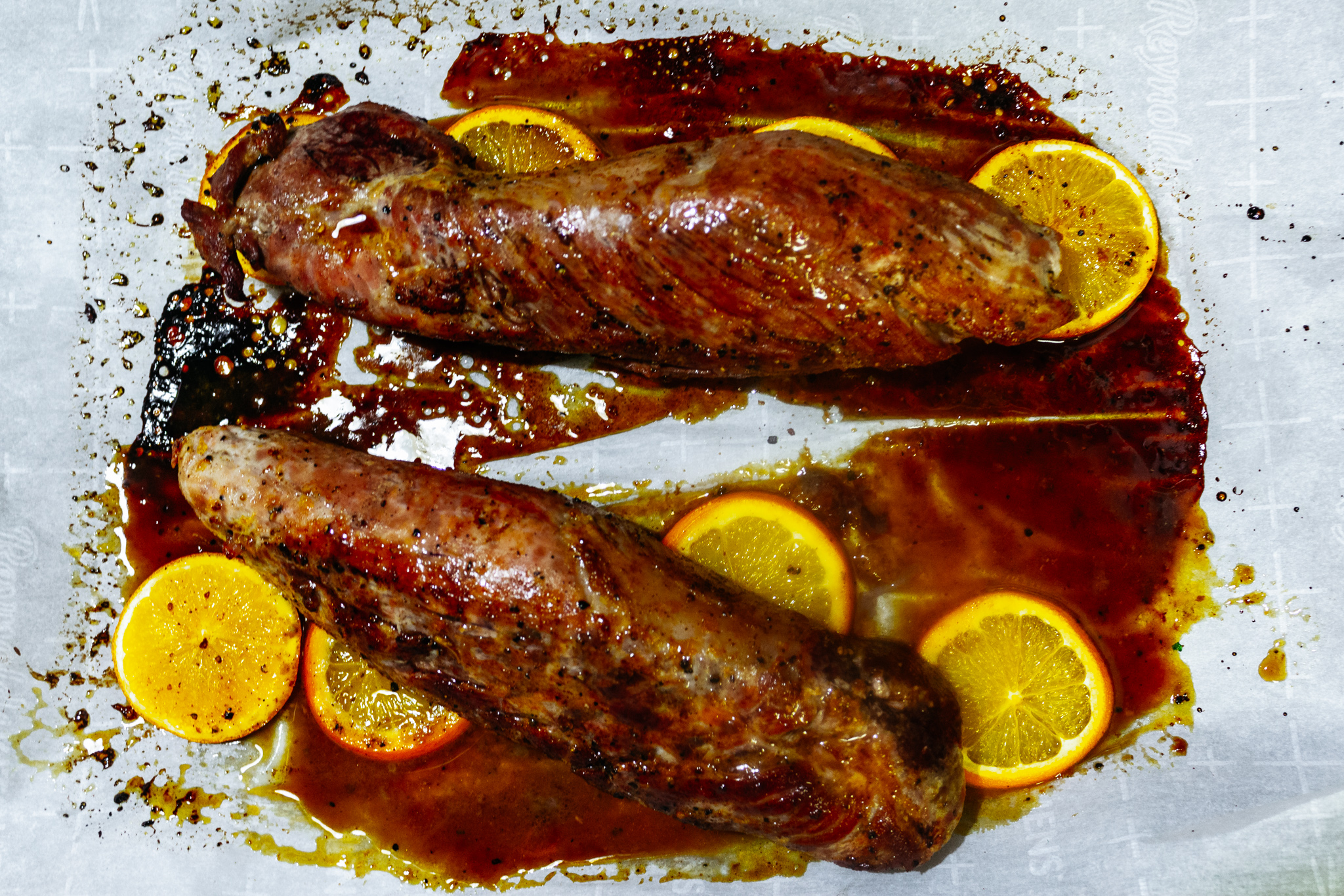 Orange Glazed Pork Tenderloin