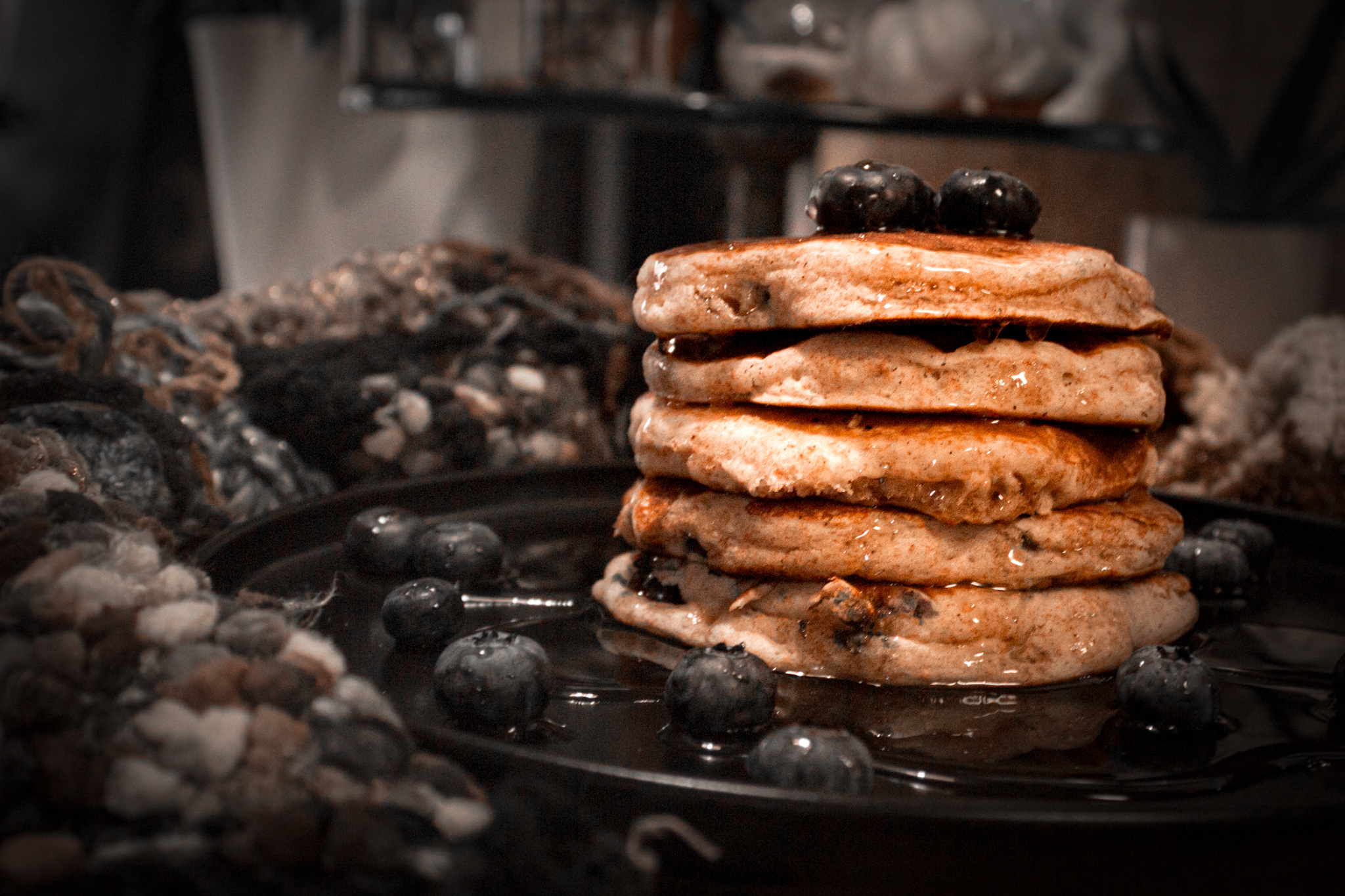 Blueberry and Banana Pancakes