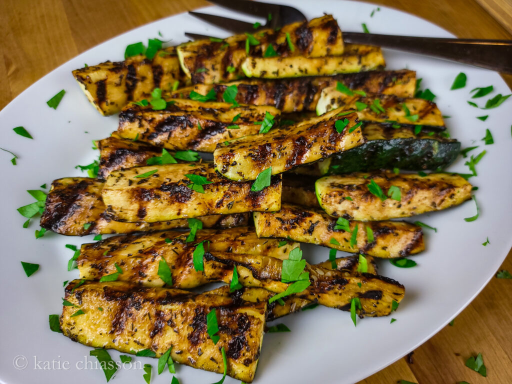 Balsamic Grilled Zucchini
