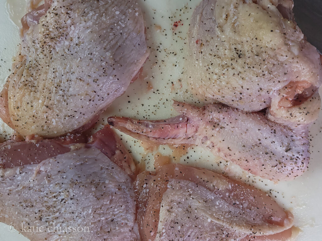 Sheet-Pan Chicken w/Grapes