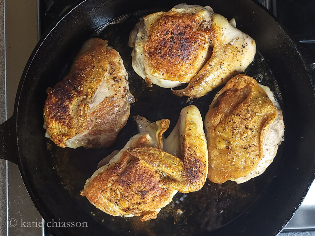 Sheet-Pan Chicken w/Grapes