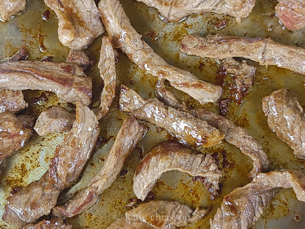 Beef Stir Fry with Cauliflower and Broccoli