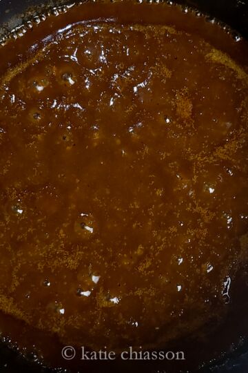 Bourbon and Peach Barbeque Sauce